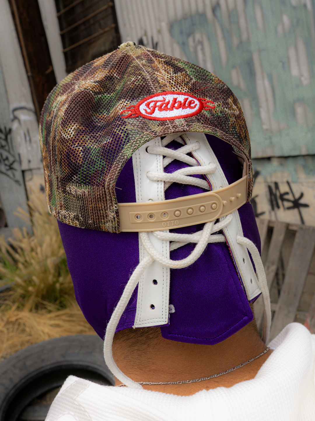 "Life Feels like a Fable" Camo Trucker 2