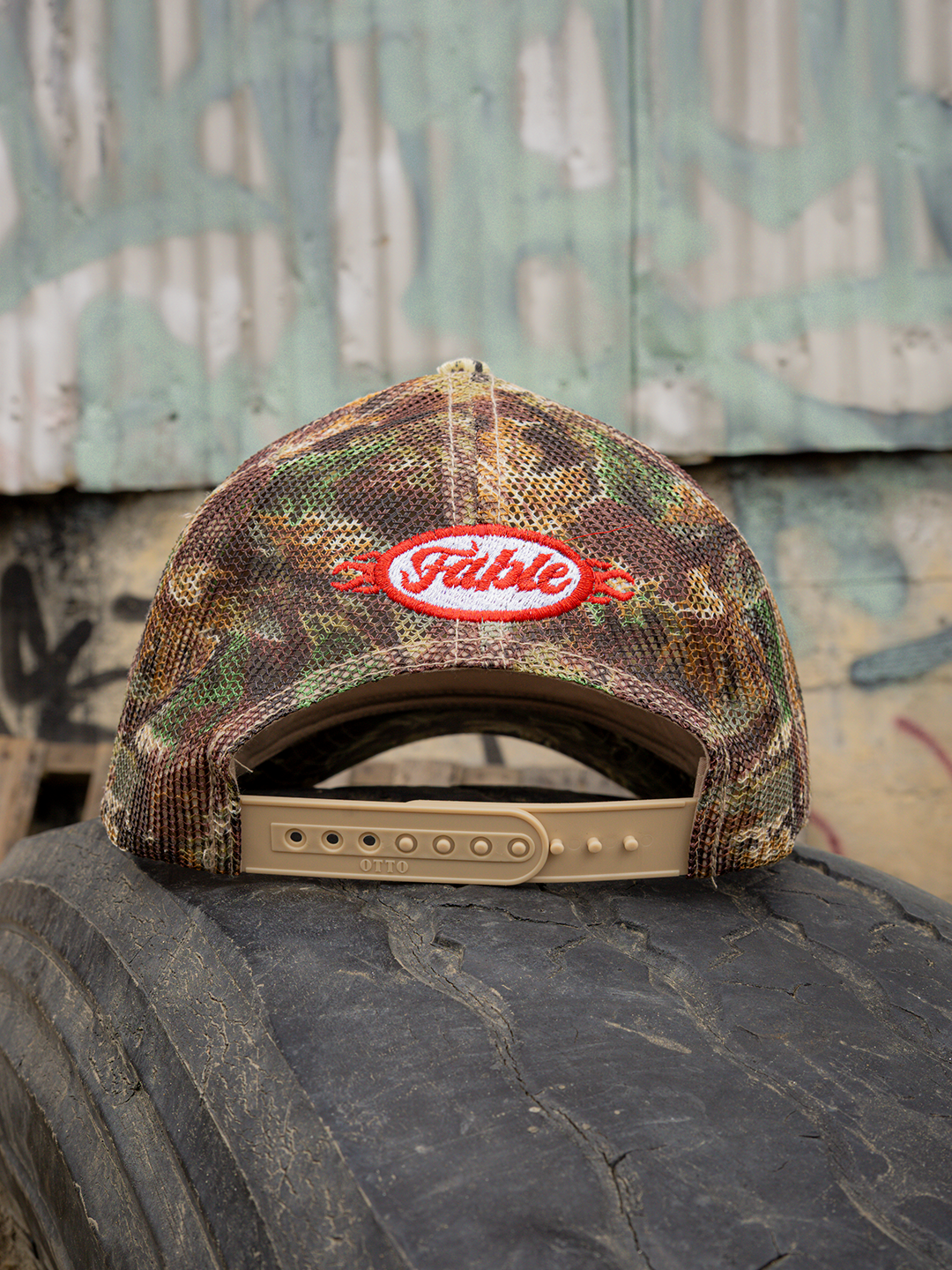 "Life Feels like a Fable" Camo Trucker 2